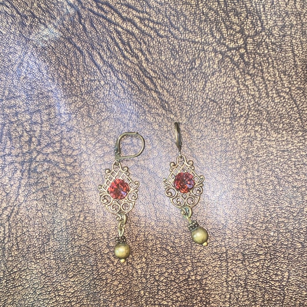 Vintage Button earrings